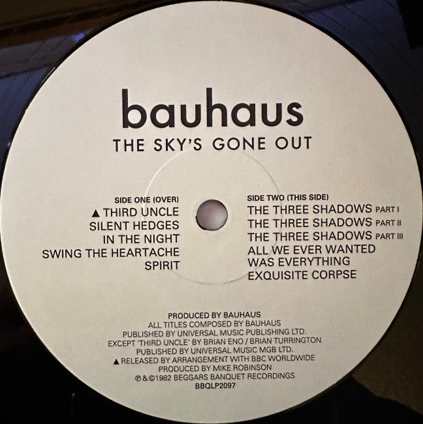 Bauhaus - The Sky's Gone Out | Mint (M) Mint (M)-EmojiWear