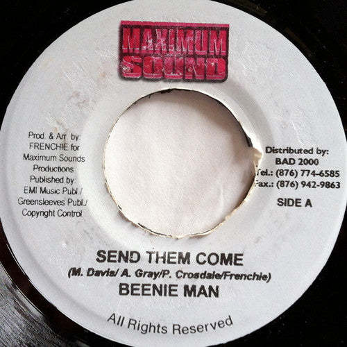 Beenie Man - Send Them Come | Near Mint (NM) Near Mint (NM)-EmojiWear