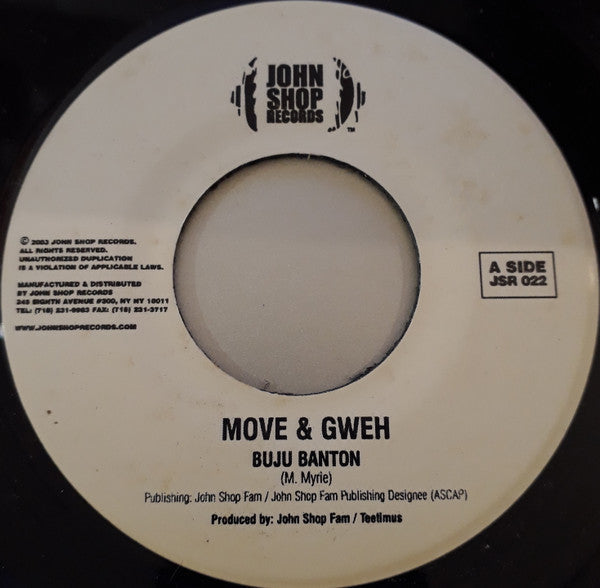 Buju Banton - Move & Gweh | Near Mint (NM) Generic-EmojiWear