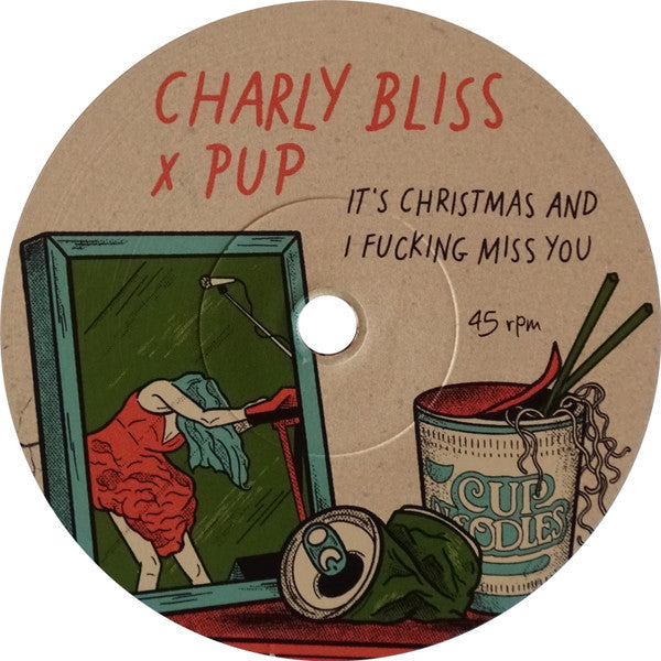 Charly Bliss X Pup (3) - It's Christmas And I Fucking Miss You | Mint (M) Mint (M)-EmojiWear