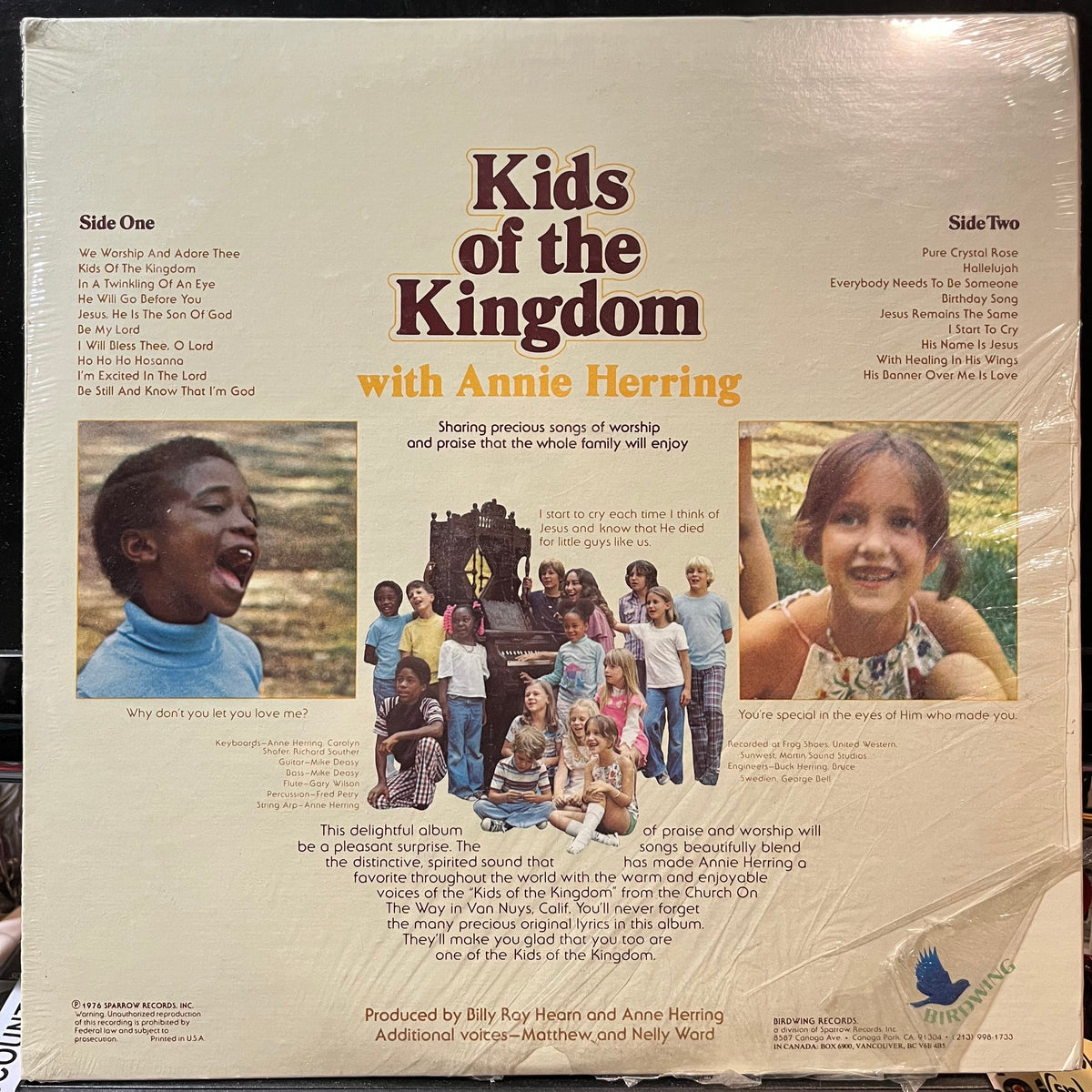Kids Of The Kingdom - Sharing Songs Of Worship For All Ages (VINYL) | Mint (M) Near Mint (NM)-EmojiWear