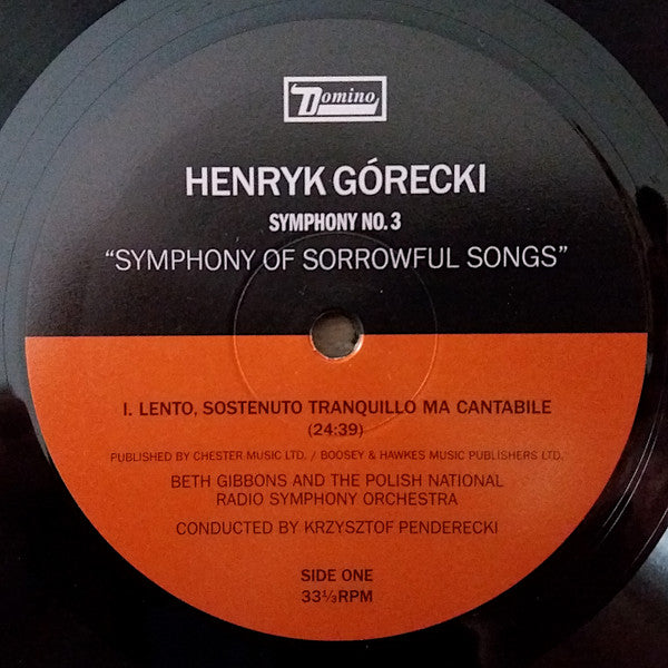 Henryk Górecki - Symphony No. 3 (Symphony Of Sorrowful Songs) Op. 36 | Mint (M) Mint (M)-EmojiWear