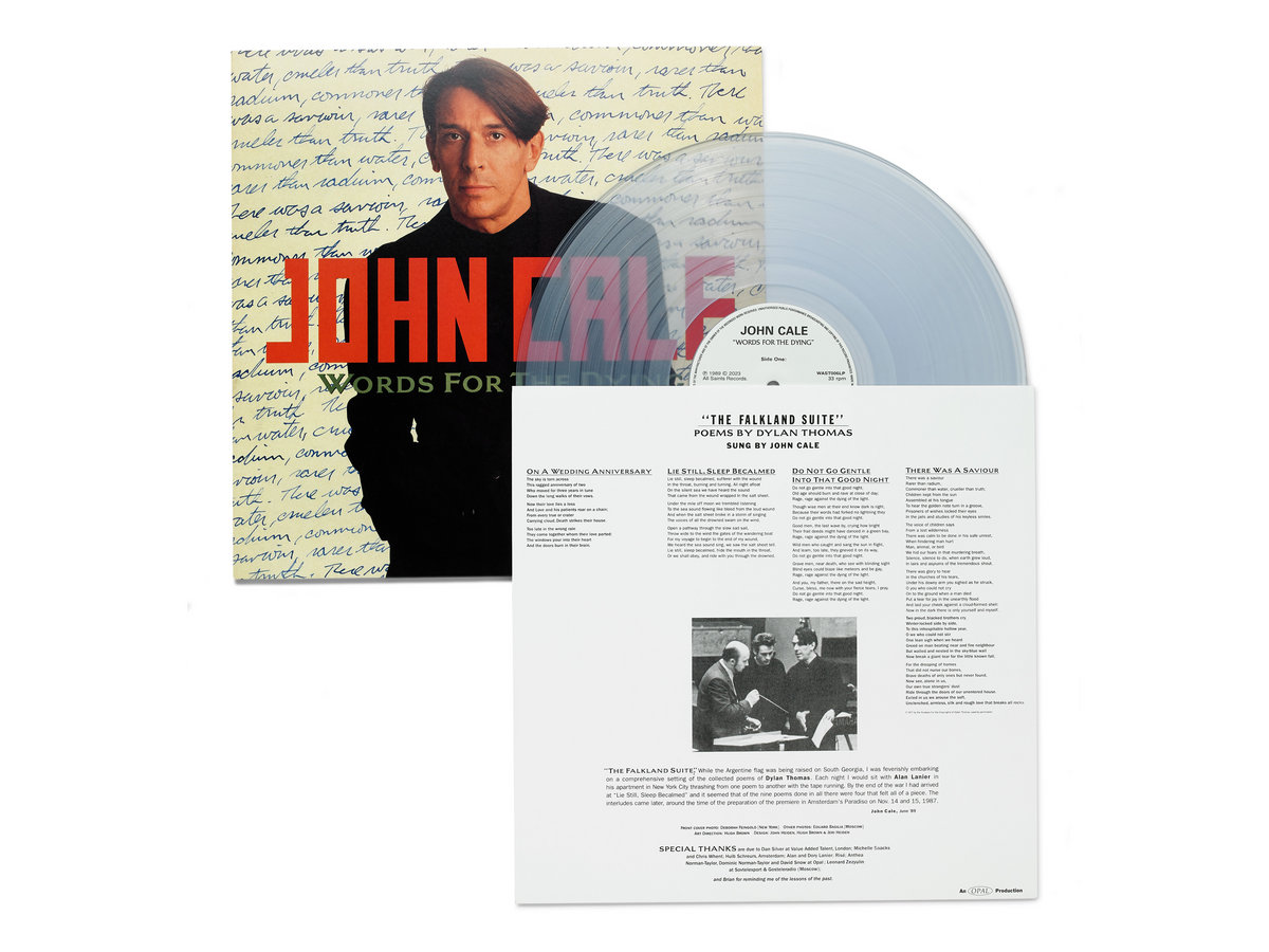 John Cale - Words For The Dying (CLEAR VINYL) | Mint (M) Mint (M)-EmojiWear