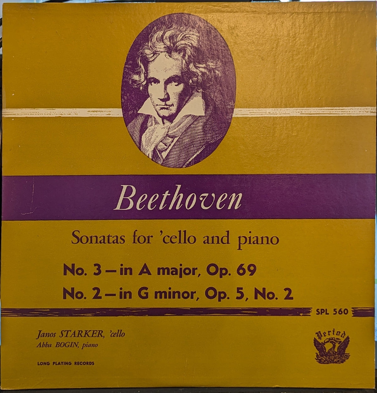 Ludwig van Beethoven - Sonatas For 'Cello and Piano | Excellent (EX) Near Mint (NM)-EmojiWear