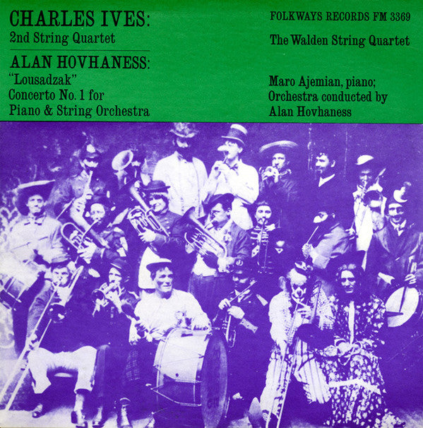 Charles Ives - 2nd String Quartet / "Lousadzak" Concerto No. 1 For Piano & String Orchestra | Excellent (EX) Excellent (EX)-EmojiWear