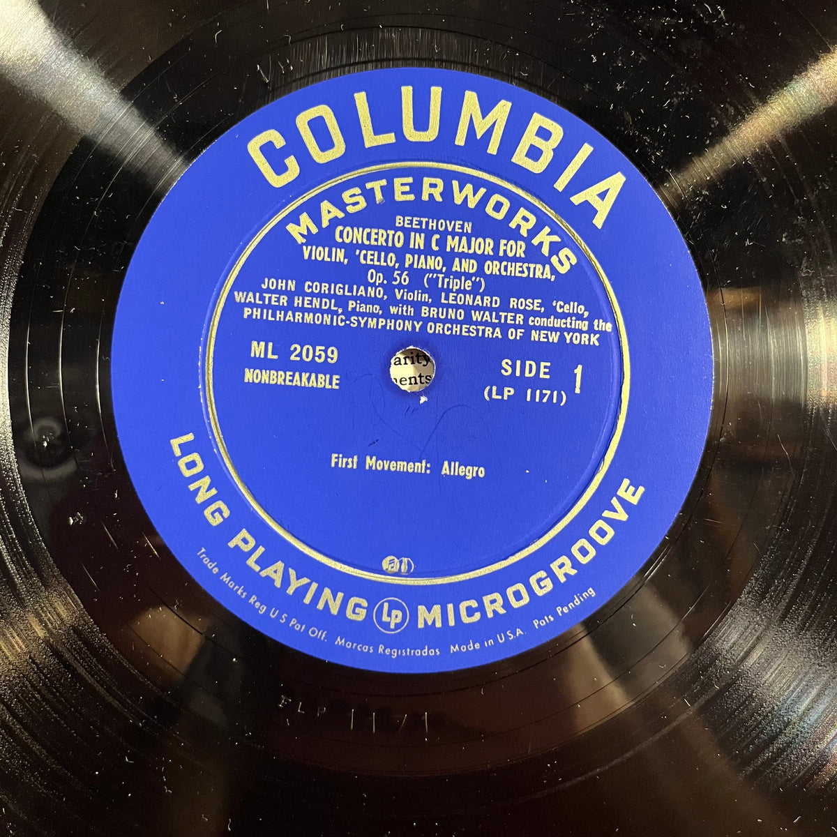 Ludwig van Beethoven - Concerto In C Major For Violin, 'Cello, Piano, And Orchestra, Op. 56 ("Triple") 10" | Near Mint (NM) Excellent (EX)-EmojiWear