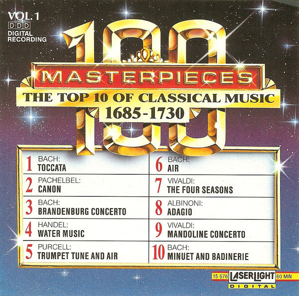 Various - The Top 100 Masterpieces Of Classical Music: 1685-1928 *10XCD BOX* | Near Mint (NM) Near Mint (NM)-EmojiWear