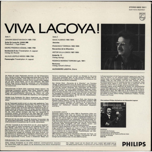 Alexandre Lagoya - Viva Lagoya ! | Near Mint (NM) Near Mint (NM)-EmojiWear