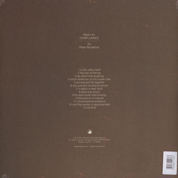 Peter Broderick - Music For Confluence | Mint (M) Mint (M)-EmojiWear