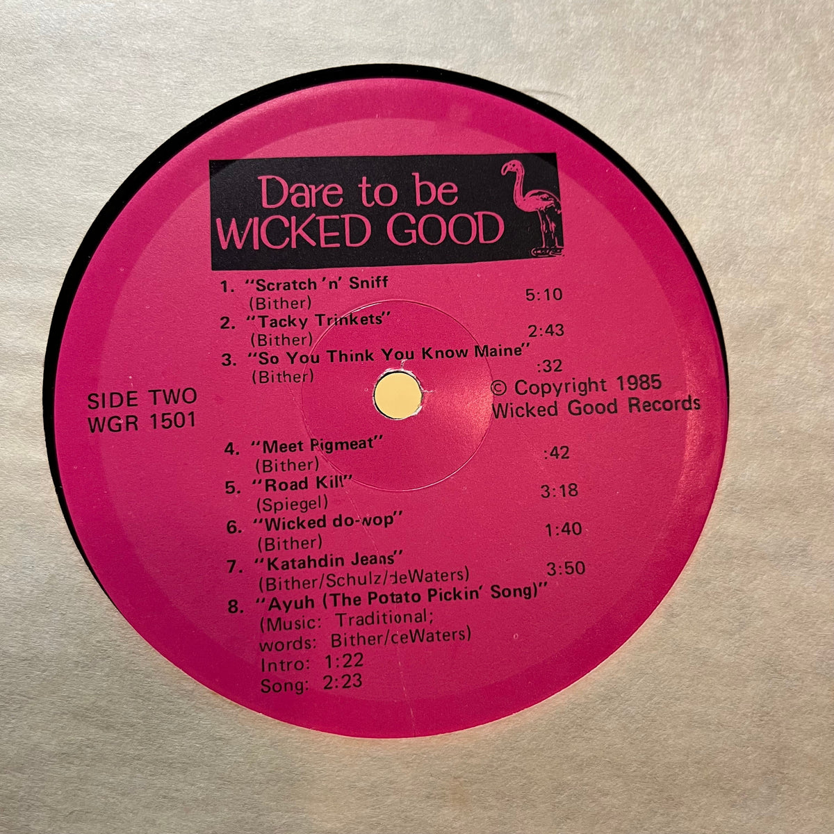 The Wicked Good Band - Dare To Be Wicked Good (VINYL LP WICKED GOOD WGR 1501 1985) | USED Near Mint (NM or M-) Near Mint (NM)-EmojiWear