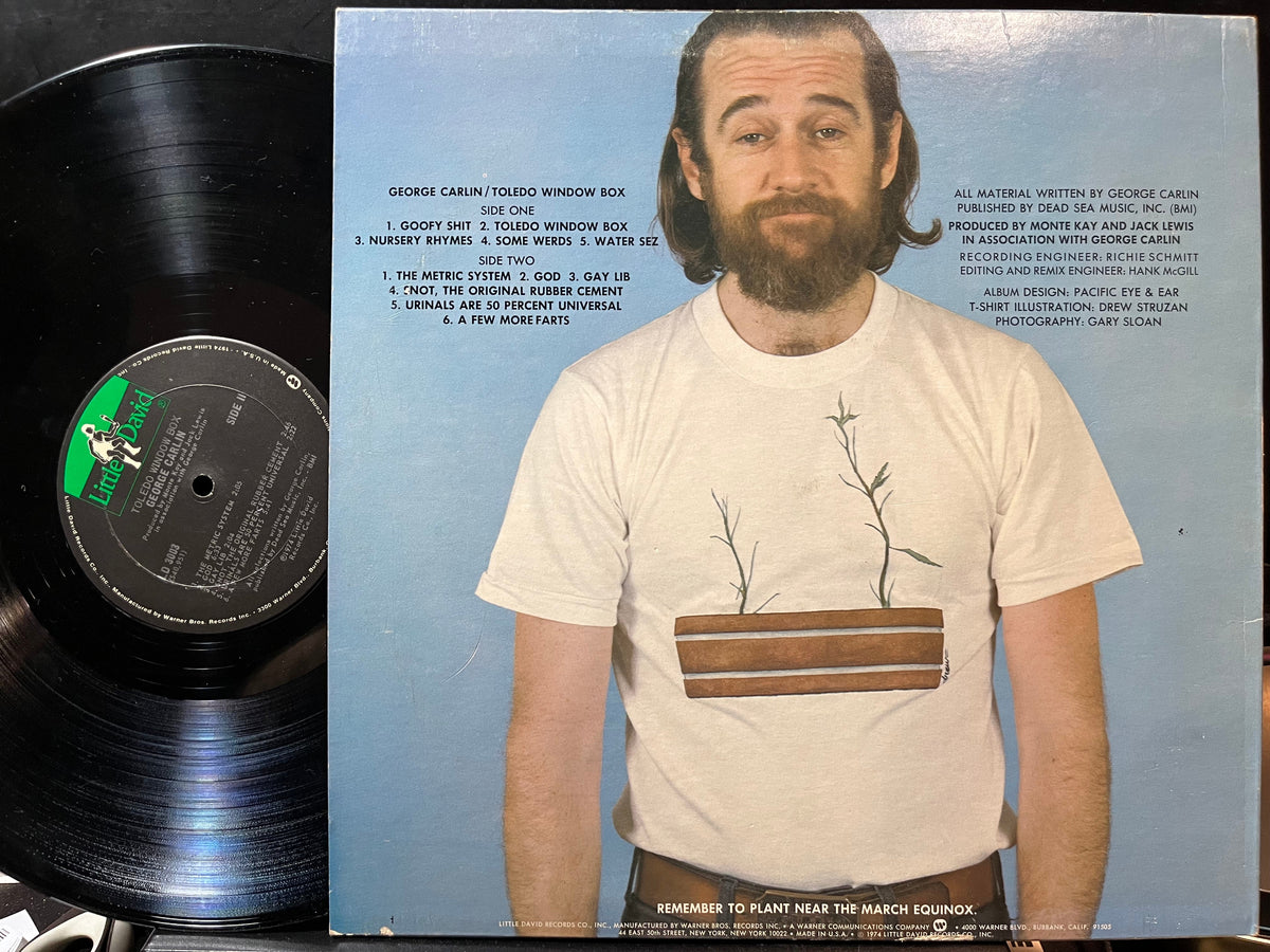 George Carlin - Toledo Window Box (VINYL) | Near Mint (NM) Excellent (EX)-EmojiWear