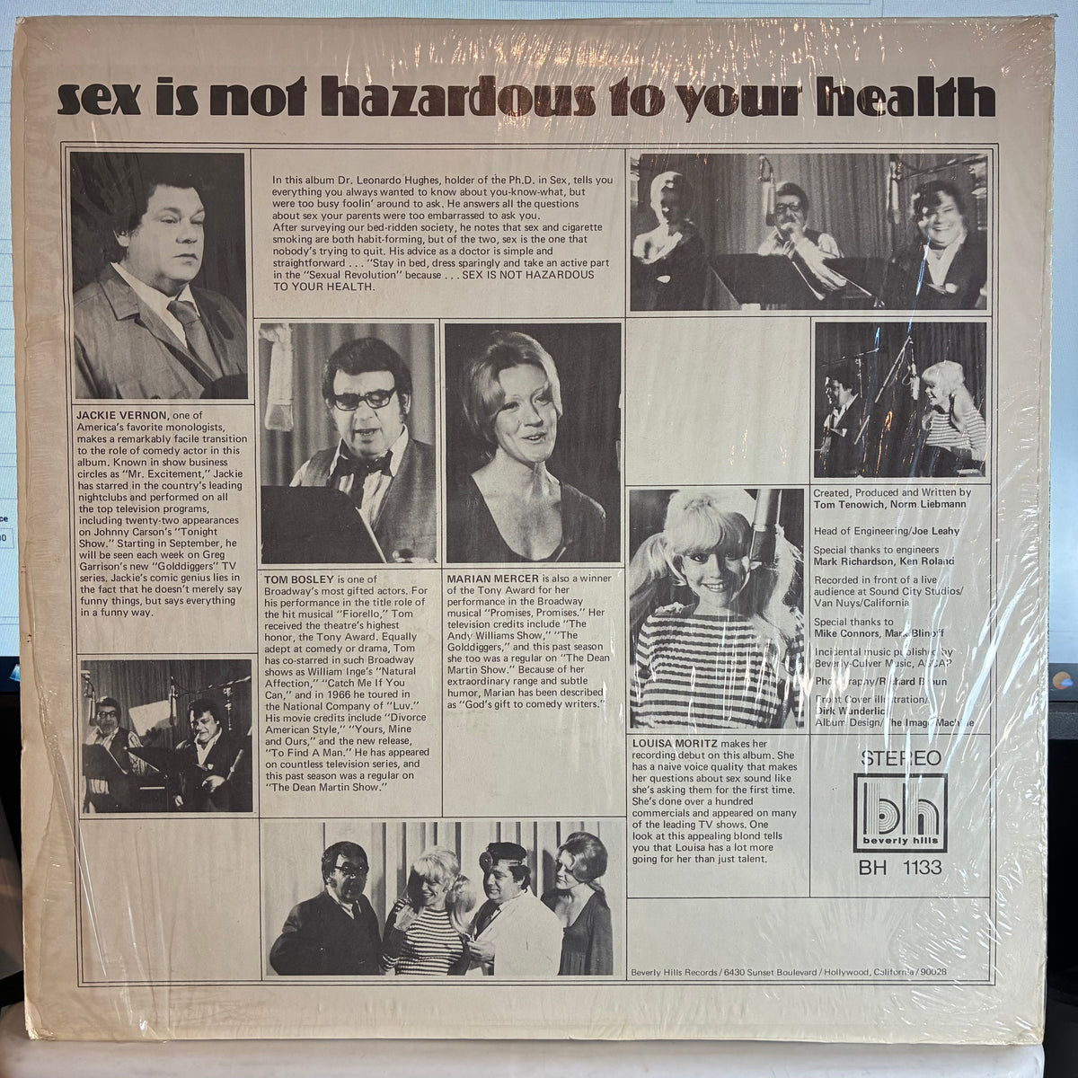 Jackie Vernon - Sex Is Not Hazardous To Your Health (VINYL) | Very Good Plus (VG+) Excellent (EX)-EmojiWear