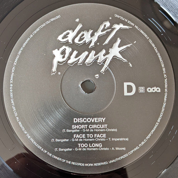 Daft Punk - Discovery (2x Vinyl) | Mint (M) Mint (M)-EmojiWear
