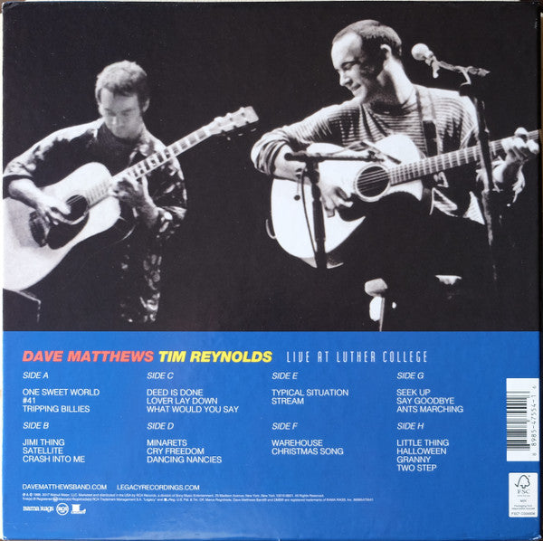 Dave Matthews & Tim Reynolds Live At Luther College RCA, Bama Rags Records Box, 150 + 4xLP, Album, RE Mint (M) Mint (M)-EmojiWear