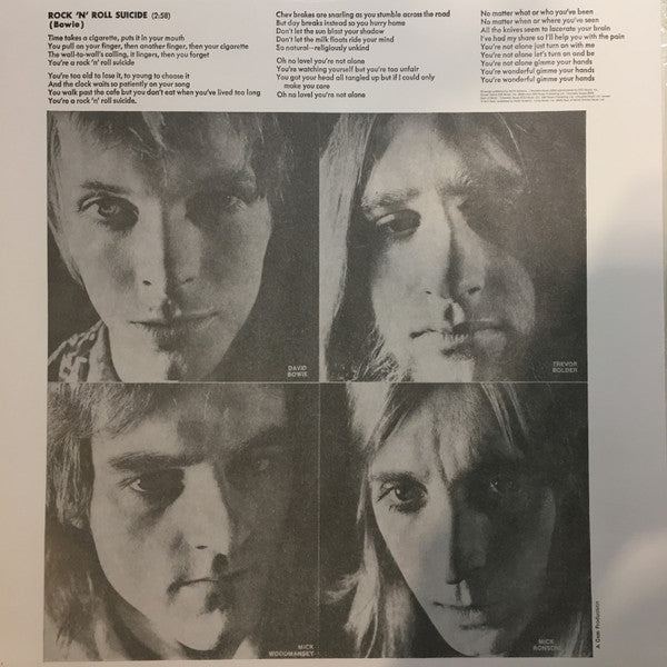 David Bowie The Rise And Fall Of Ziggy Stardust And The Spiders From Mars Parlophone, Parlophone, Parlophone, Parlophone LP, Album, RE, RM, 180 Mint (M) Mint (M)-EmojiWear