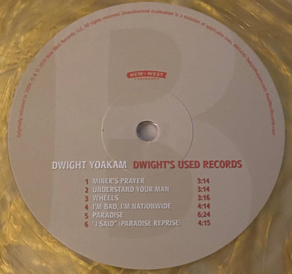 Dwight Yoakam - Dwight's Used Records | Mint (M) Mint (M)-EmojiWear