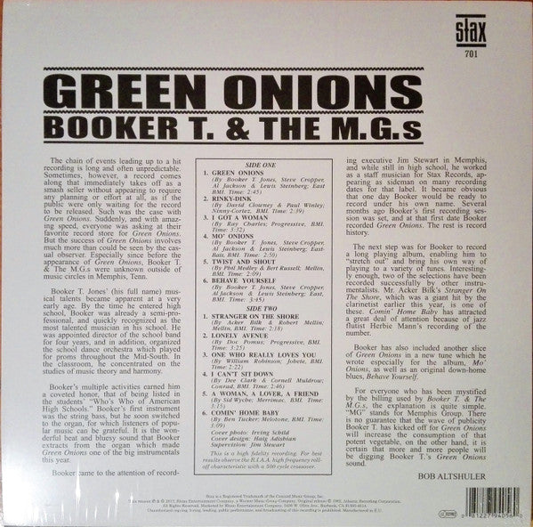 Green Onions (VINYL) |-EmojiWear