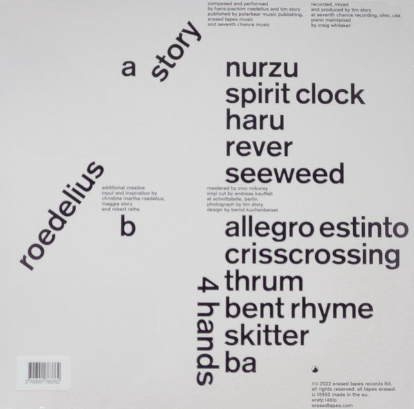 Hans-Joachim Roedelius & Tim Story - 4 Hands | Mint (M) Mint (M)-EmojiWear