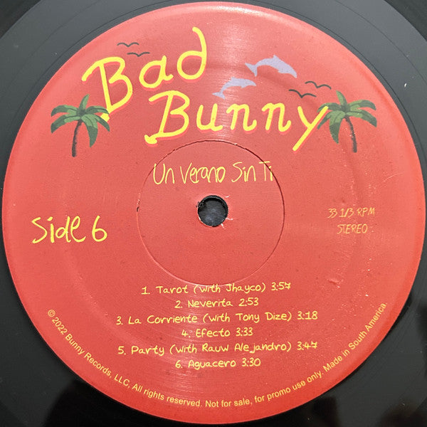Bad Bunny - Un Verano Sin Ti (PROMO 2xVINYL) |-EmojiWear