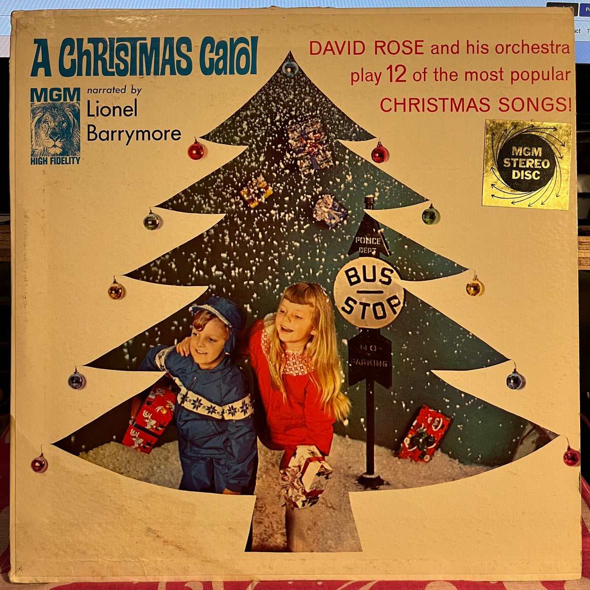Lionel Barrymore, David Rose & His Orchestra - A Christmas Carol | Very Good (VG) Very Good Plus (VG+)-EmojiWear