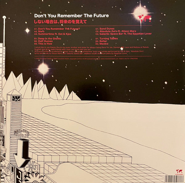 Jamie Jones (2) - Don't You Remember The Future | Mint (M) Mint (M)-EmojiWear