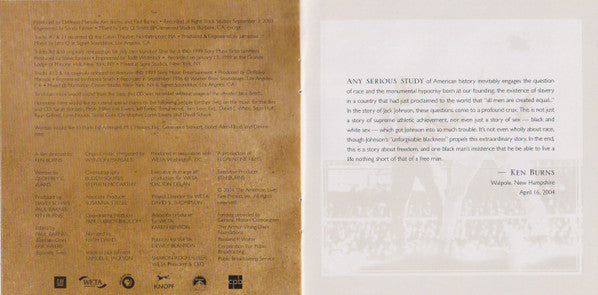 Unforgivable Blackness - The Rise And Fall Of Jack Johnson (CD) | Near Mint (NM or M-)-EmojiWear