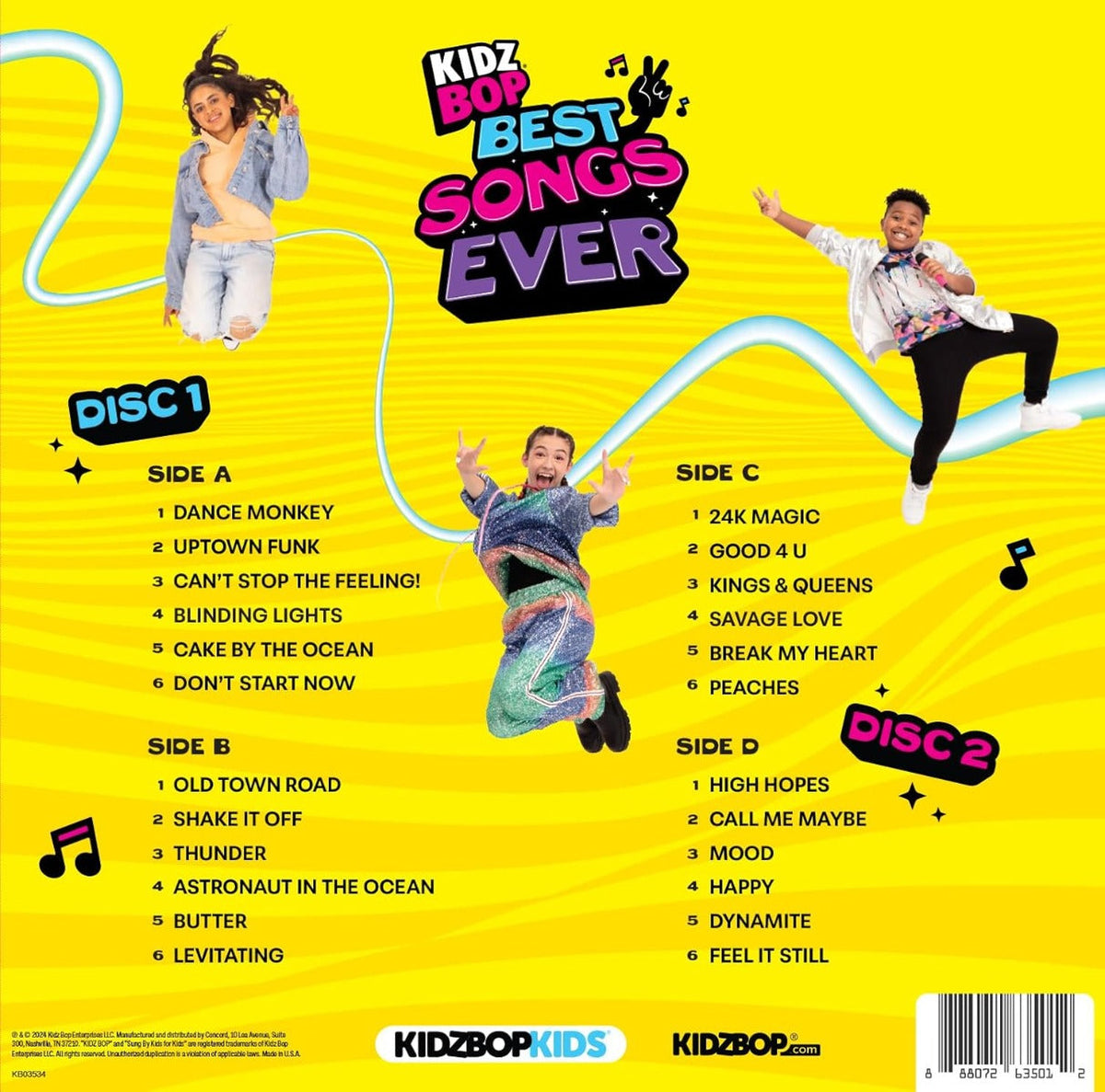Kidz Bop Kids - Kidz Bop: Best Songs Ever (Limited Edition, Amazon Exclusive, Translucent Blue Colored Vinyl) (2 Lp's) |-EmojiWear
