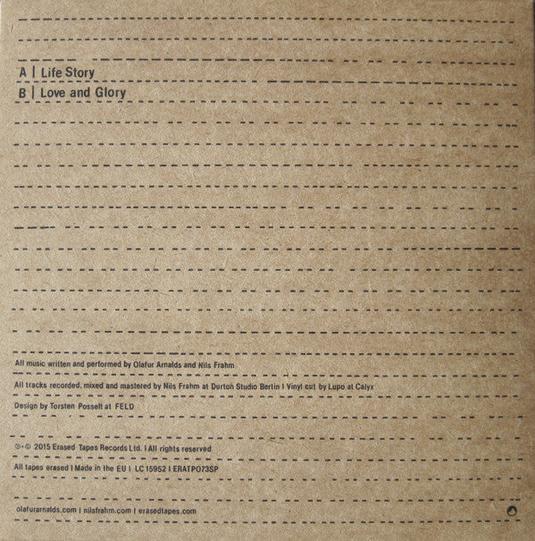 Ólafur Arnalds, Nils Frahm - Life Story Love And Glory | Mint (M) Mint (M)-EmojiWear