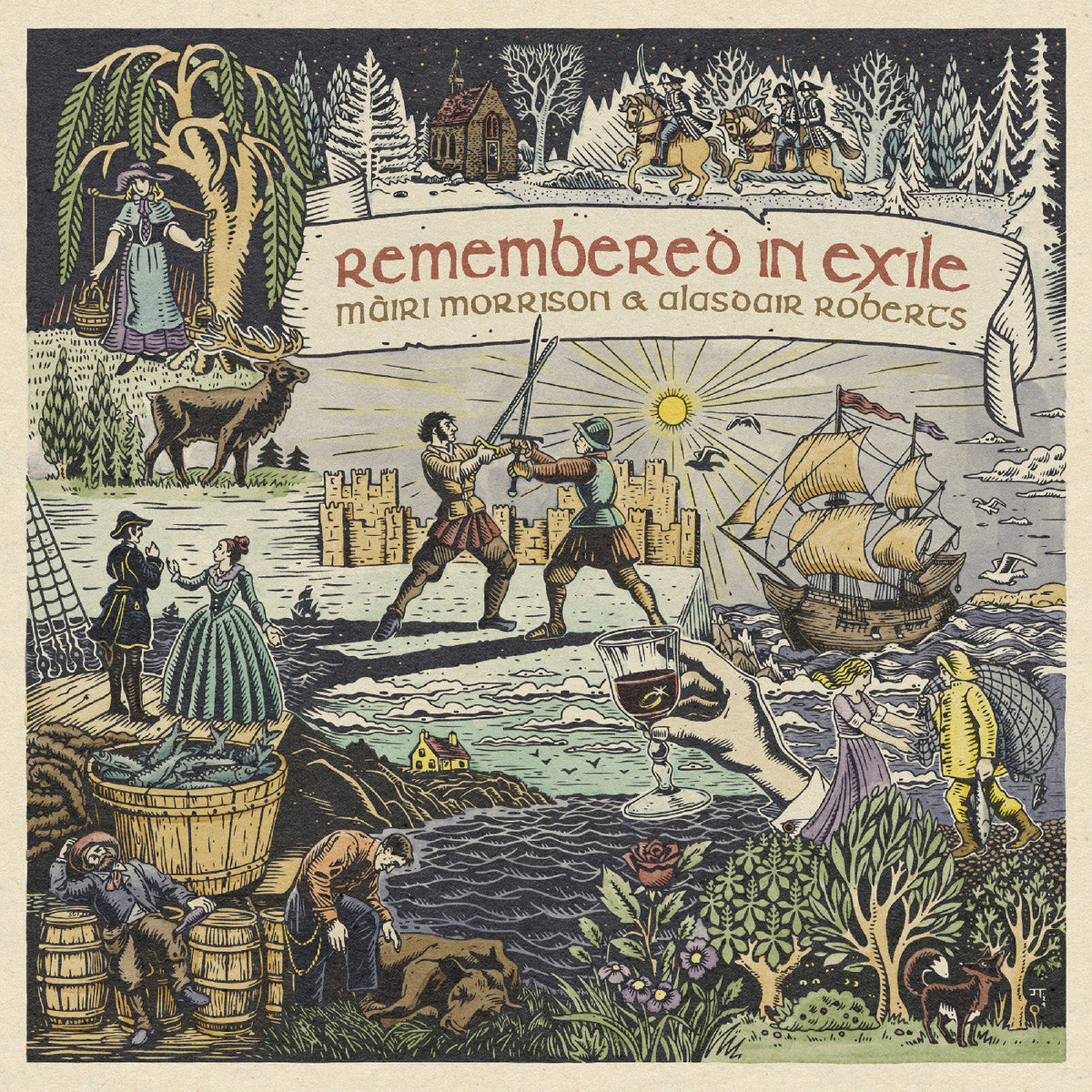 Mairi & Alasdair Roberts With Pete Johnston & Frie - Remembered In Exile: Songs And Ballads From Nova Scotia |-EmojiWear