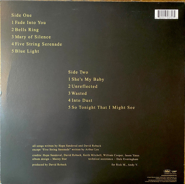 Mazzy Star So Tonight That I Might See Capitol Records LP, Album, RE Mint (M) Mint (M)-EmojiWear