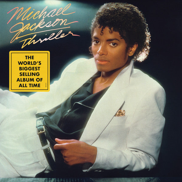 Michael Jackson Thriller Epic, MJJ Productions LP, Album, RE, RP Mint (M) Mint (M)-EmojiWear