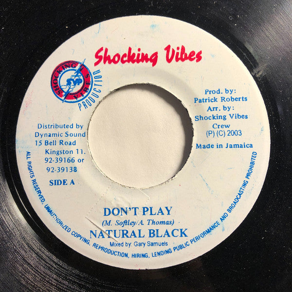Natural Black / Guyanese - Don't Play / Burberry 7" | Near Mint (NM) Generic-EmojiWear