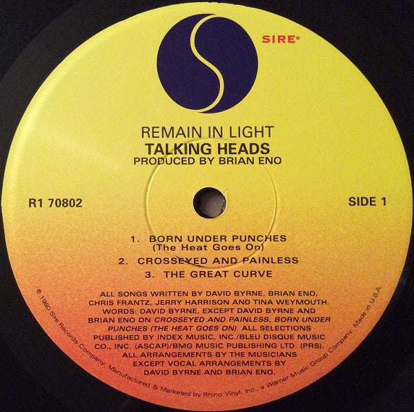 Talking Heads - Remain In Light | Mint (M) Mint (M)-EmojiWear