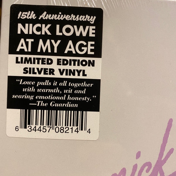 Nick Lowe - At My Age: 15th Anniversary (SILVER VINYL) | Mint (M) Mint (M)-EmojiWear