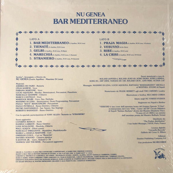 Nu Genea - Bar Mediterraneo (VINYL) | Mint (M) Mint (M)-EmojiWear