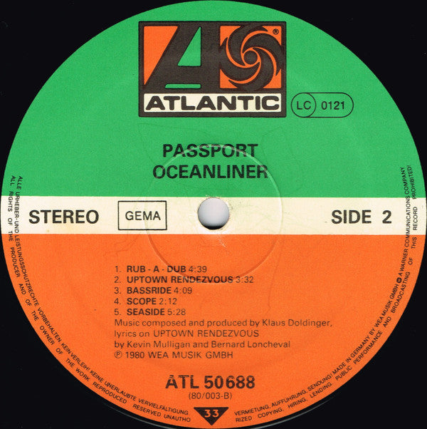Passport (2) - Oceanliner | Near Mint (NM) Very Good Plus (VG+)-EmojiWear