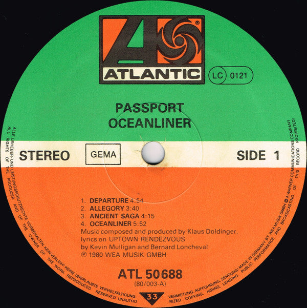 Passport (2) - Oceanliner | Near Mint (NM) Very Good Plus (VG+)-EmojiWear