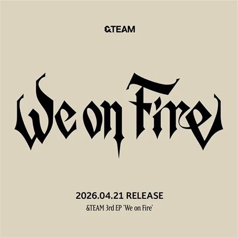 &TEAM - 3rd Ep 'We On Fire' (COASTER BOOK POSTER PHOTOS CD) | Mint (M) Mint (M)-EmojiWear