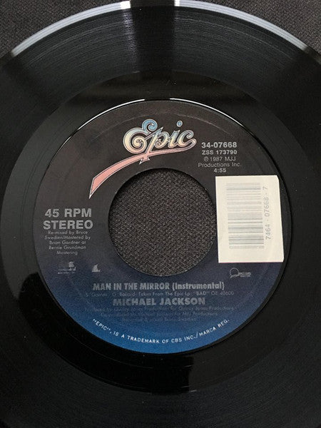 Man In The Mirror (7") | Near Mint (NM) Near Mint (NM)-EmojiWear