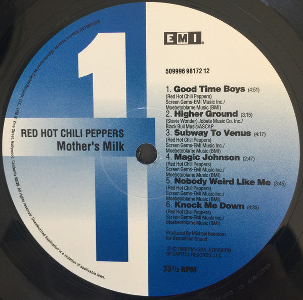 Red Hot Chili Peppers - Mothers Milk | Mint (M) Mint (M)-EmojiWear