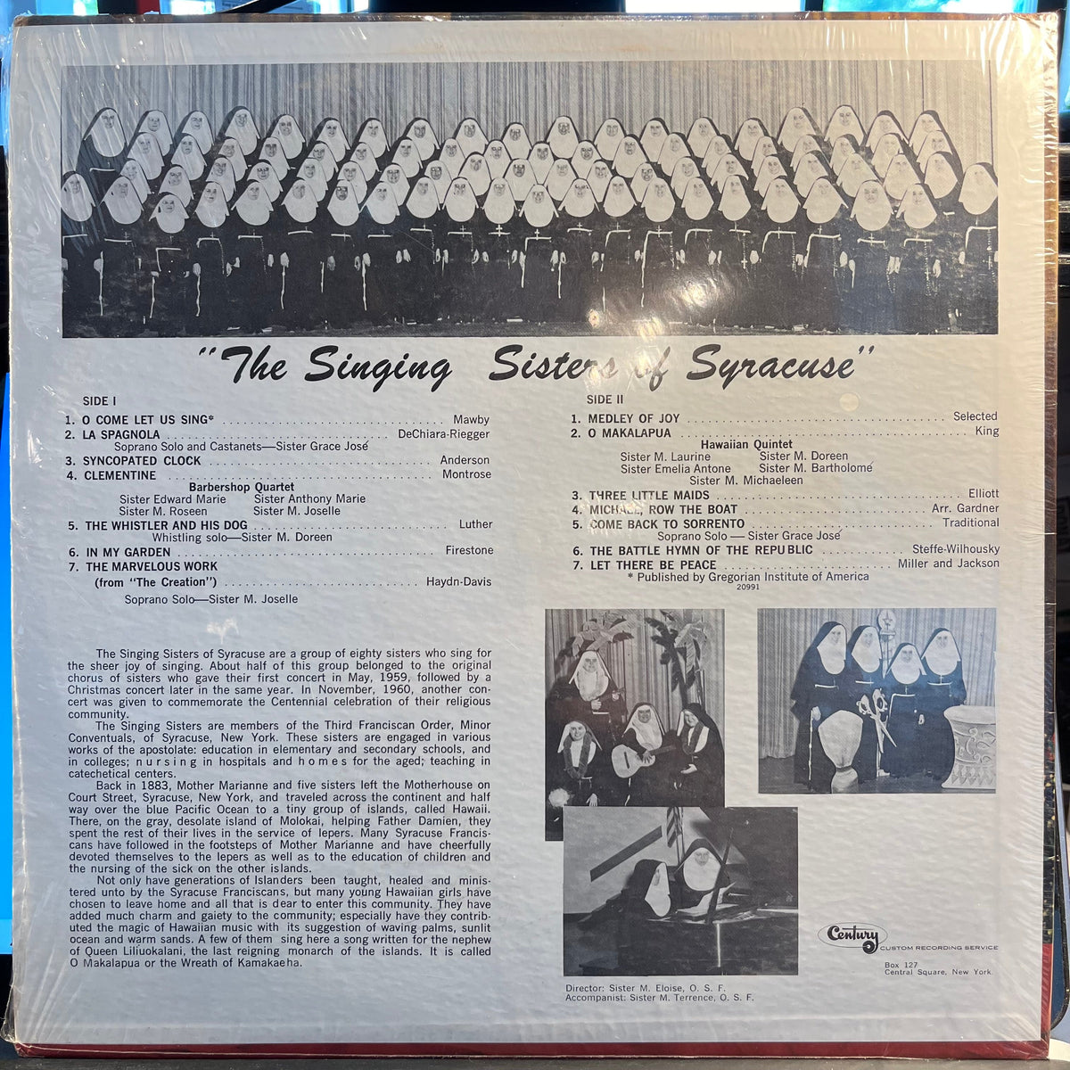 The Singing Sisters Of Syracuse - The Singing Sisters Of Syracuse | Mint (M) Near Mint (NM)-EmojiWear