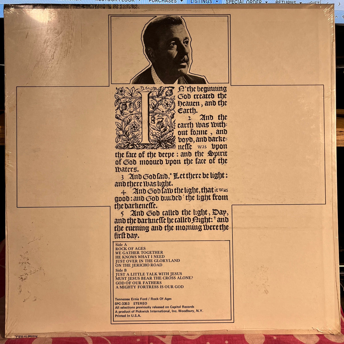 Tennessee Ernie Ford - Rock Of Ages *SEALED* | Mint (M) Near Mint (NM)-EmojiWear