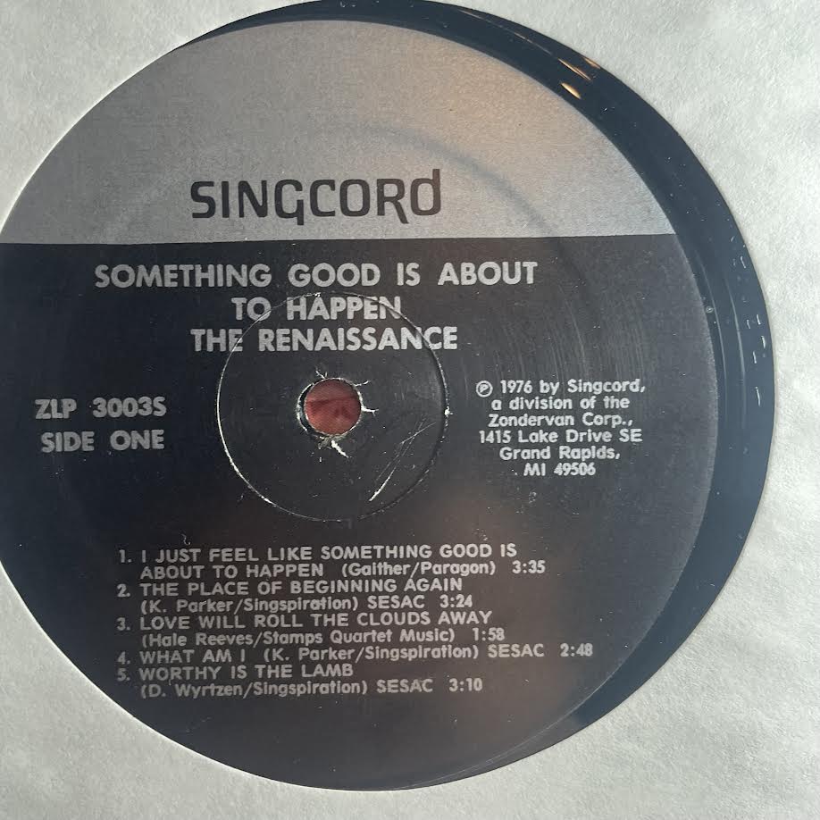 The Renaissance (5) - Something Good Is About To Happen (VINYL) | Excellent (EX) Excellent (EX)-EmojiWear