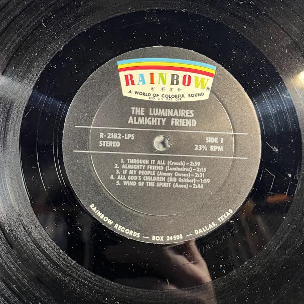The Luminaires - Almighty Friend (VINYL) | Excellent (EX) Very Good Plus (VG+)-EmojiWear