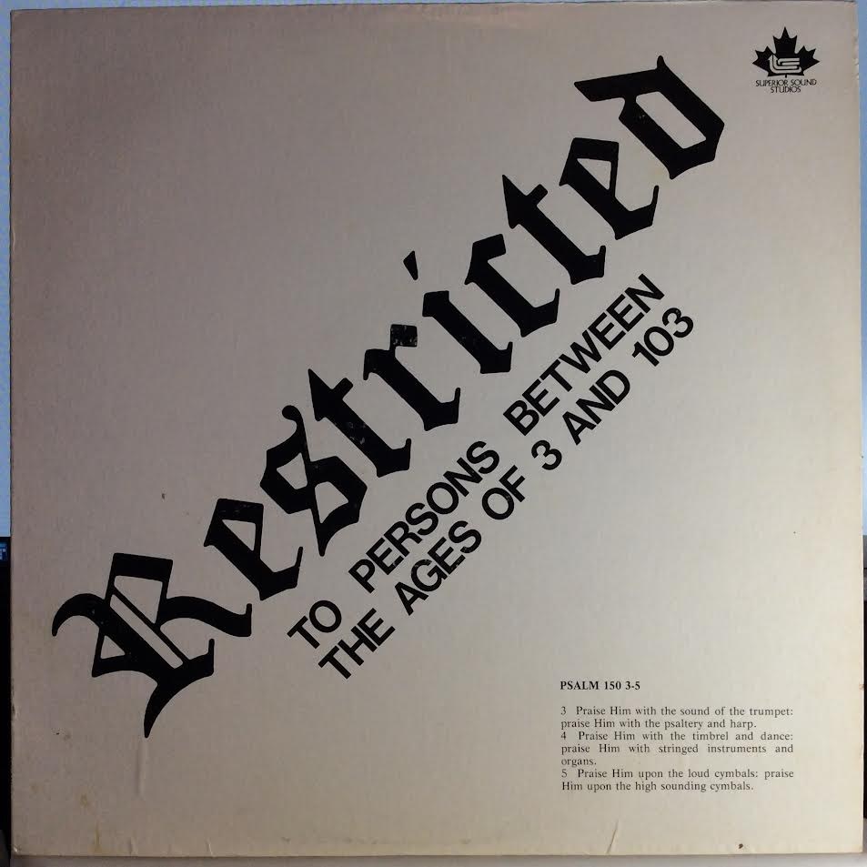 Maesal Tremblay - Restricted (To Persons Between The Ages Of 3 And 103) (VINYL) | Near Mint- (NM-) Excellent (EX)-EmojiWear