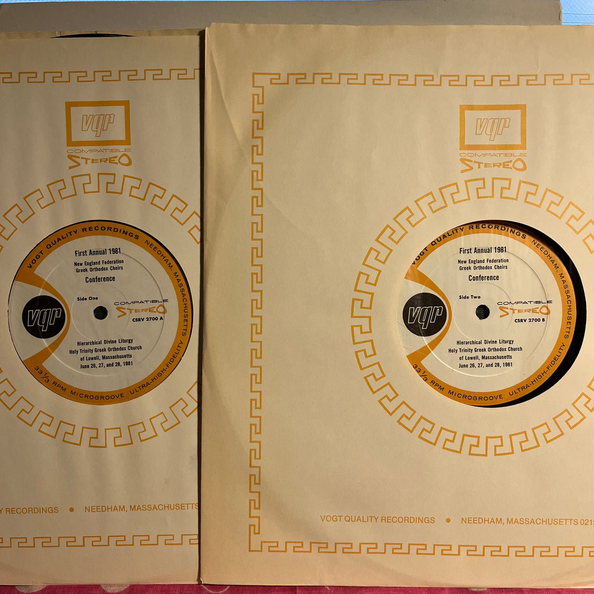 New England Federation - Greek Orthodox Choirs Conference 1981 | Near Mint (NM) Excellent (EX)-EmojiWear