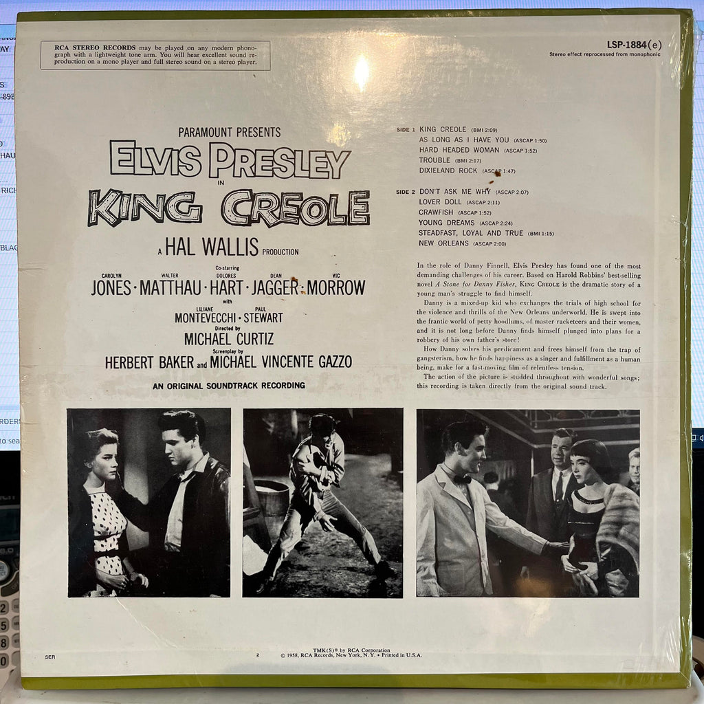 King Creole *1977/BLACK LABEL* | Mint (M) Near Mint (NM)-EmojiWear