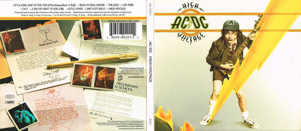 AC/DC - High Voltage (CD EPIC EK 80201) | USED Excellent (EX) Near Mint (NM)-EmojiWear