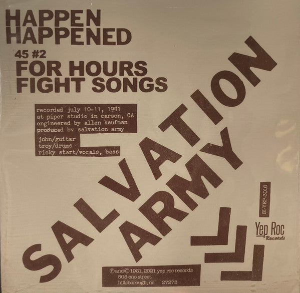 Salvation Army - Mind Gardens (7" VINYL) | Mint (M) Mint (M)-EmojiWear