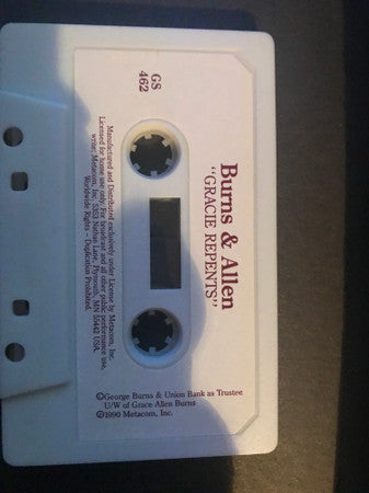Burns And Allen - Golden Age Radio Vol 1 Celebrating 50 Years *CASSETTE* | Near Mint (NM) Near Mint (NM)-EmojiWear